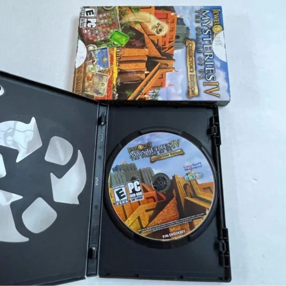 Jewel Quest Mysteries IV The oRacle Of Ur PC DVD ROM Game E ESRB iWin Games